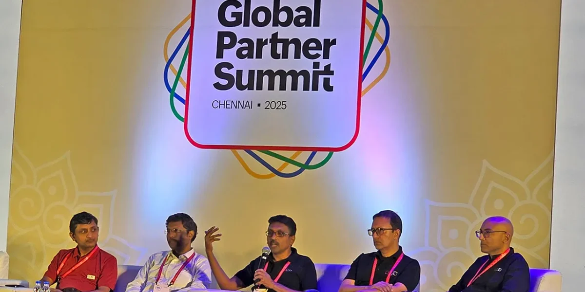 Imagen directivos de Zoho en el Global Partner Summit India 2025